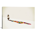 Walking Shadow Old Lady (26"W x 18"H x 0.75"D)