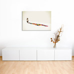 Walking Shadow Old Lady (26"W x 18"H x 0.75"D)