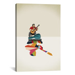 Walking Shadow Guitarist (26"W x 18"H x 0.75"D)