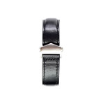 Super Soft Leather Apple Watch Strap // Black (38mm-40mm // Stainless Steel Clasp)