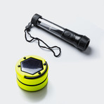 Puc Expandable Lantern/Charger + Model 40 Flashlight