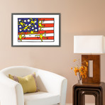 Untitled Pop Art (America) (Wood Mounted Print)