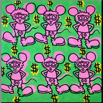 Andy Mouse, 1985 (Wood Mounted Print)