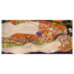 Gustav Klimt // Water Serpents II // 1907 (30"W x 30"H x 1.5"D)