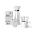 LINO + GINO // Deluxe Pour Over Brewing Kit (White)