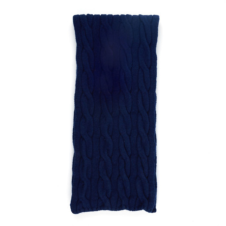 Lambswool Scarf // Navy