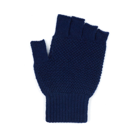 Lambswool Glove // Navy