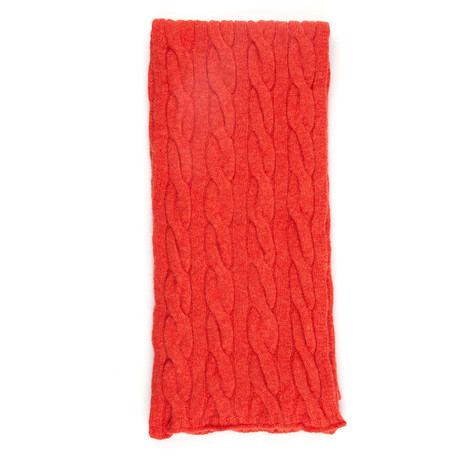 Lambswool Scarf // Orange