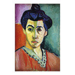 Portrait Of Madame Matisse (Green Stripe) (26"W x 18"H x 0.75"D)