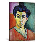 Portrait Of Madame Matisse (Green Stripe) (26"W x 18"H x 0.75"D)