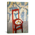 Chair With Peaches (26"W x 18"H x 0.75"D)