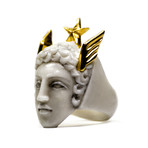 Hermes Ring // White (Size 5)