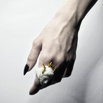 Hermes Ring // White (Size 5)