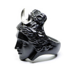 Artemis Ring // Black (Size 5)