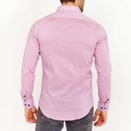 Connie Button-Up Shirt // Lavender + Purple (S)