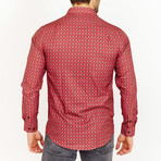 Kendall Button-Up Shirt // Dark Red (M)