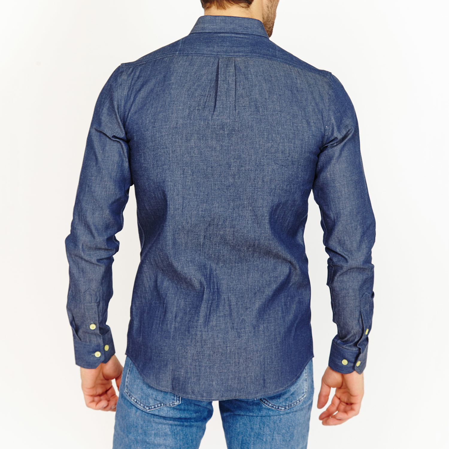 Nigel Button-Up Shirt // Slate Denim (S) - Blanc - Touch of Modern