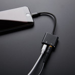 iPhone 7 Charge + Audio Adapter V3 // Black