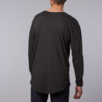 Paleo Long Sleeve Tee // Vintage Surf (L)