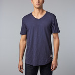Basic V-Neck Tee // Regal (M)