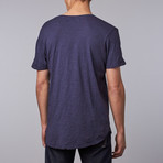 Basic V-Neck Tee // Regal (M)