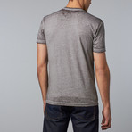 Geometric Batman Tee // Heather Grey (M)