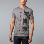 Batman Tres Tee // Heather Grey (S)