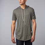 El Champion Short Sleeve Hoodie // Grey (S)