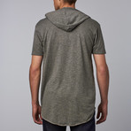 El Champion Short Sleeve Hoodie // Grey (S)