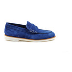 Suede Penny Loafer // Blue (Euro: 39.5)