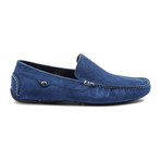 Suede Moccasin // Blue (Euro: 40.5)