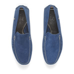 Suede Moccasin // Blue (Euro: 40.5)