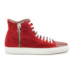 Zip-Up High Top Sneaker // Cayenne (Euro: 40)