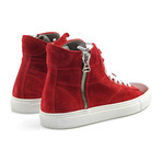 Zip-Up High Top Sneaker // Cayenne (Euro: 40)