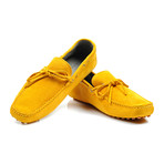 Laced Suede Driver // Yellow (Euro: 40)