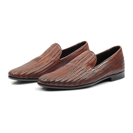 Woven Loafer // Brown (Euro: 40)