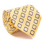 Zegna // Diamond Pattern Tie // Yellow