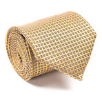 Zegna // Waffle Print Tie // Yellow