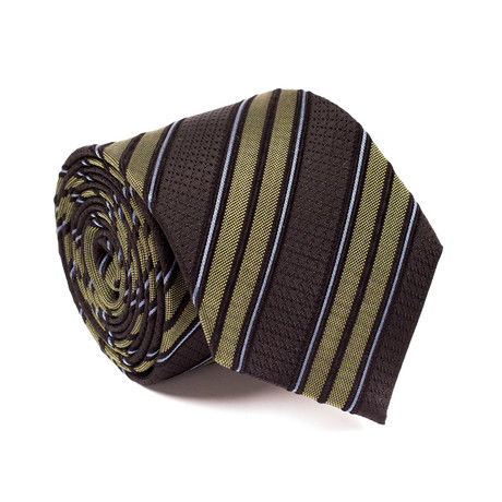 Gucci // Sol Multi Stripe Tie // Blue + Green
