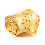 Gucci // Nigel Wide Diagonal Plaid Tie // Yellow