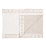 Fendi // Wool Hat + Scarf // 2 Piece Gift Set // Cream