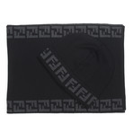 Fendi // Wool Hat + Scarf // 2 Piece Gift Set // Black