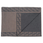 Fendi // Wool Hat + Scarf // 2 Piece Gift Set // Brown