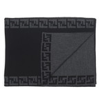 Fendi // Wool Hat + Scarf // 2 Piece Gift Set // Black