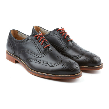 J SHOES // Charlie Wingtip Oxford // Black (US: 8)