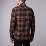 McKenzie Flannel Shirt // Black + Camel Plaid (M)