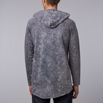 Eos Long Sleeve Henley Hoodie // Mineral (L)