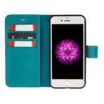 Magnetic Detachable Wallet Case // Floater Turquoise Leather (iPhone 7)