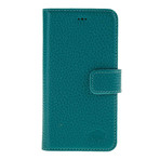 Magnetic Detachable Wallet Case // Floater Turquoise Leather (iPhone 7)