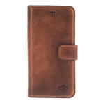 Magnetic Detachable Wallet Case // Burnished Tan Leather (iPhone 7 Plus)